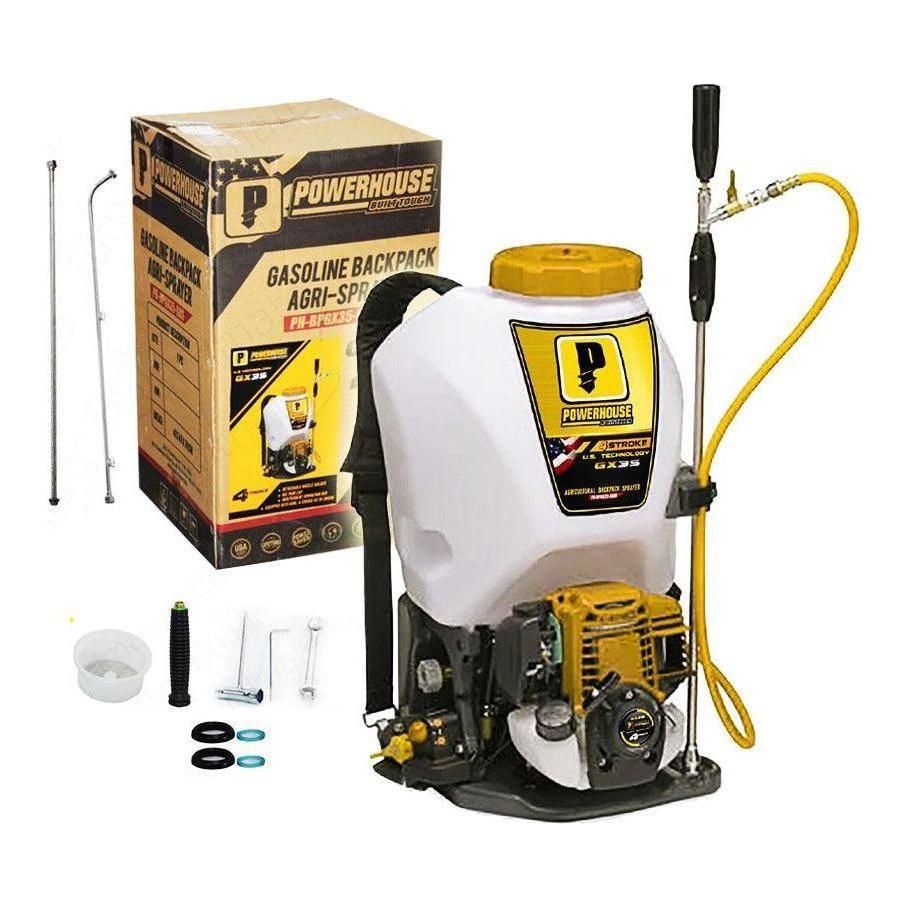 Powerhouse 4-Stroke Engine Powered Knapsack / Backpack Agri-Sprayer - KHM Megatools Corp. Powerhouse 4-Stroke Engine Powered Knapsack / Backpack Agri-Sprayer - KHM Megatools Corp.